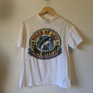 Vintage 90s fishing shirt